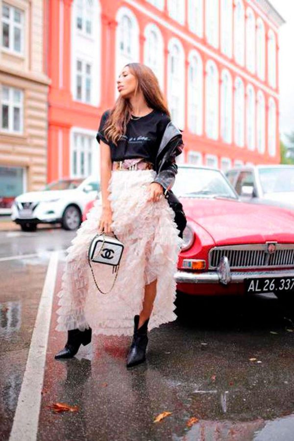 EMM Copenhagen - Tulle Skirt - Creme Online Sale