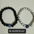 Evil eye bracelet set For Sale