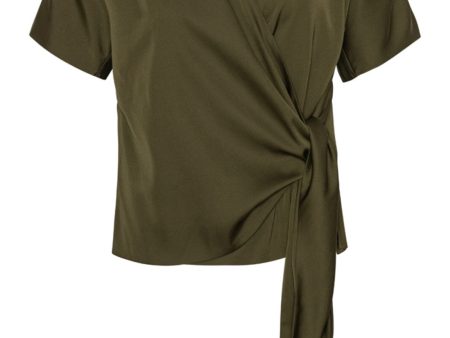 Karmamia - Dagmar Blouse - Army Discount