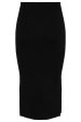 Pieces - Pccrista Midi Knit Skirt - 4350291 Black Online Sale