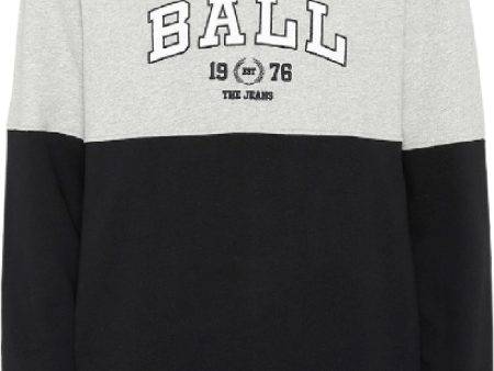 Ball - Sweatshirt J. Montana - Black Grey Hot on Sale