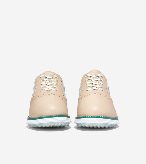 Cole Haan x Byrdie Golf Social Wear ØriginalGrand Shortwing Golf Shoe on Sale