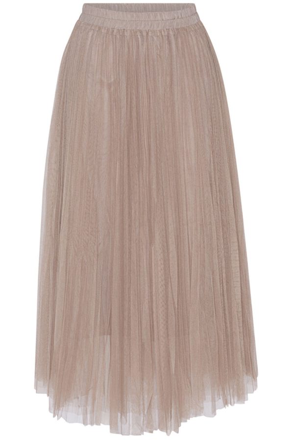 EMM Copenhagen - Celine Plisse Skirt - Camel Hot on Sale