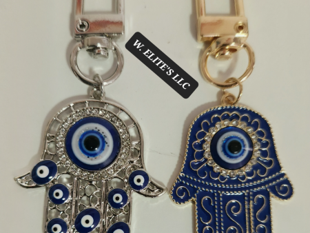 Bling hamsa hand keychain For Discount