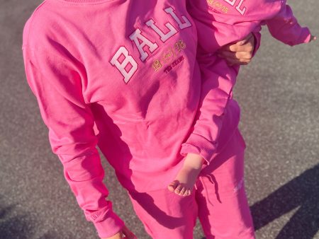 Ball X Molly&My - Baby Sweatsuit L. Taylor - Bubblegum For Discount