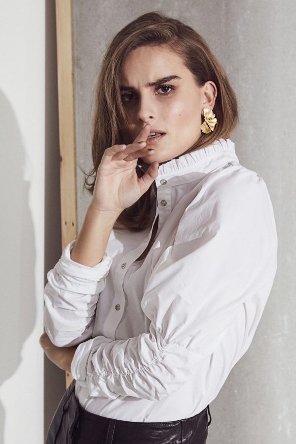 Co´couture - Sandycc Poplin Puff Shirt - 4000 White For Discount