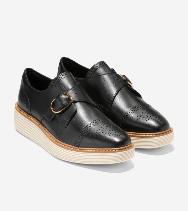 Women s ØriginalGrand Platform Monk Strap Oxfords Online Hot Sale