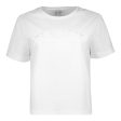 KITTY BOXY LOGO TEE WHITE Hot on Sale