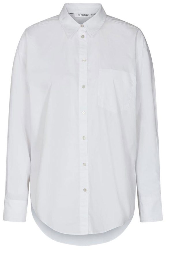 Co´couture - Corioliscc Oversize Shirt - 4000 White Fashion