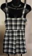 Black White Plaid Skort Cheap