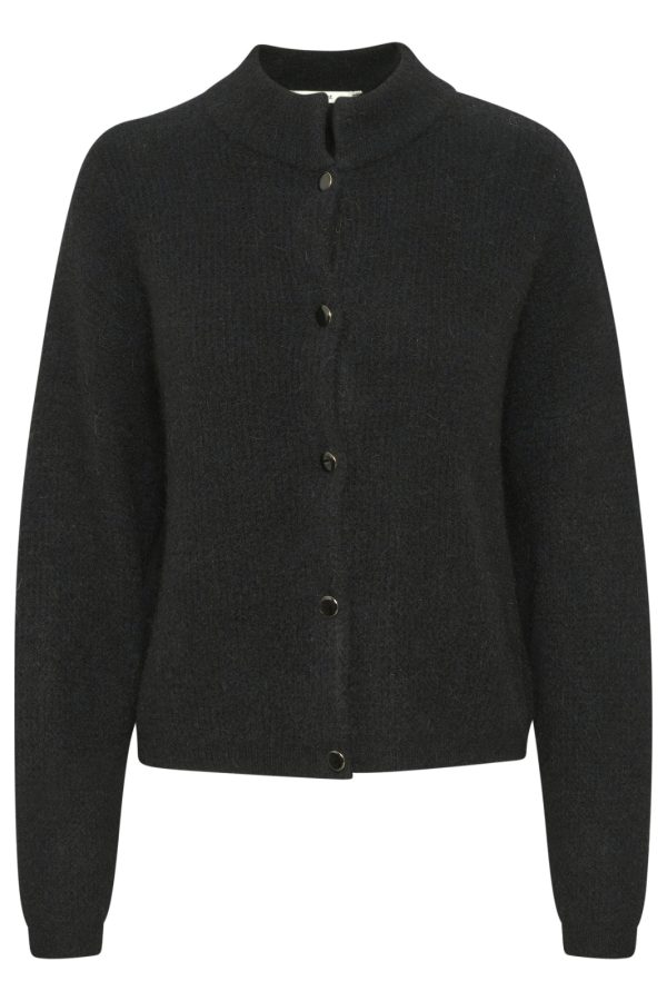 Gestuz - AlphaGZ Short Cardigan NOOS - Black Online Hot Sale