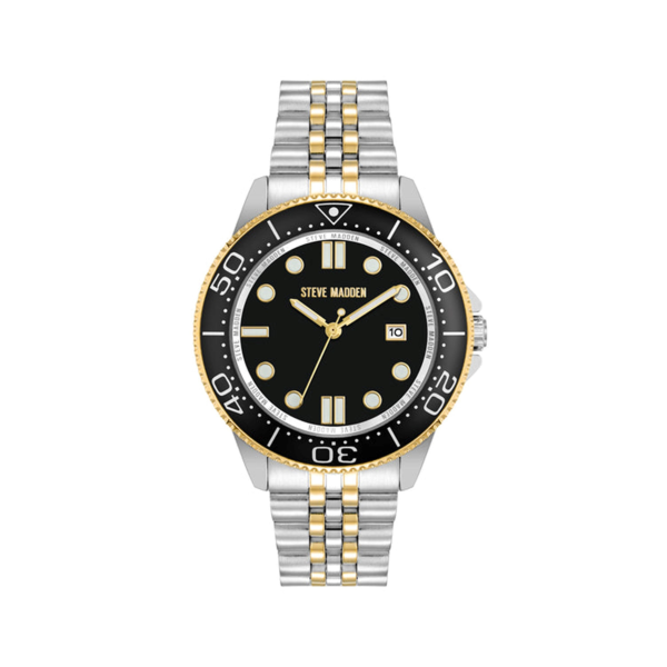 STATEMENT WATCH SILVERGOLD BLACK Fashion