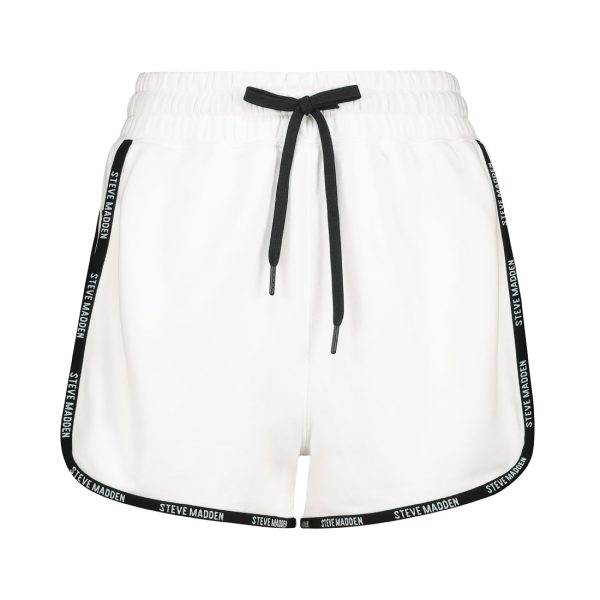 LEXI WOMENS KNITTED SHORTS WHITE on Sale