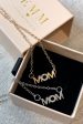 EMM Copenhagen - MOM Necklace W. Zirkonia Stone - Silver Hot on Sale