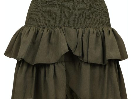 Forudbestilling - Neo Noir - Carin R Skirt - Army on Sale