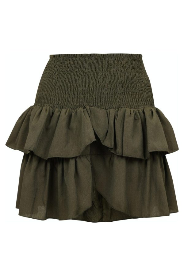 Forudbestilling - Neo Noir - Carin R Skirt - Army on Sale