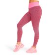 BODYCON SCRUNCHED LEGGINGS PINK Online now