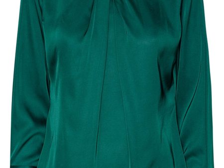 Karmamia - Tara Blouse - Dark Green For Cheap