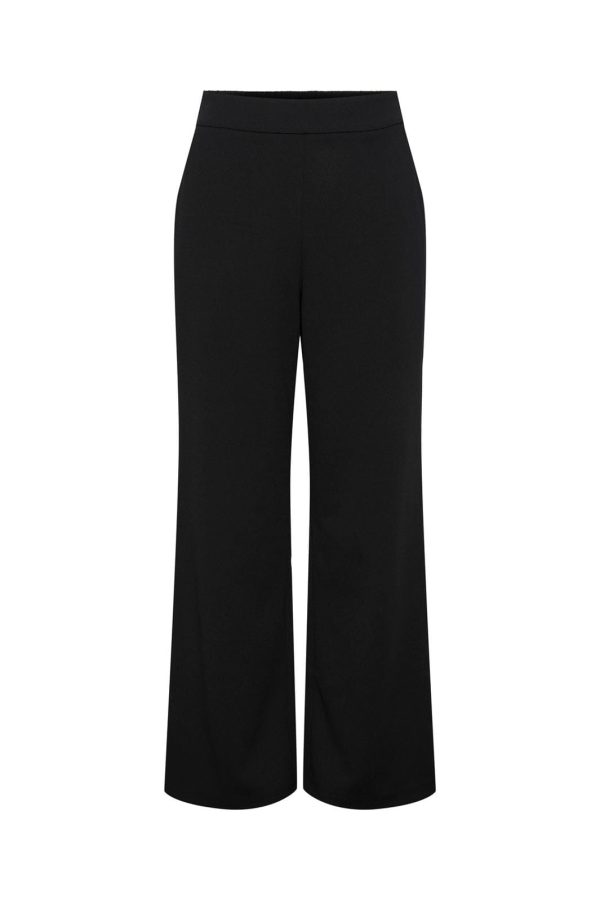 Pieces - Pcnula Wide Pants - 4270704 Black on Sale