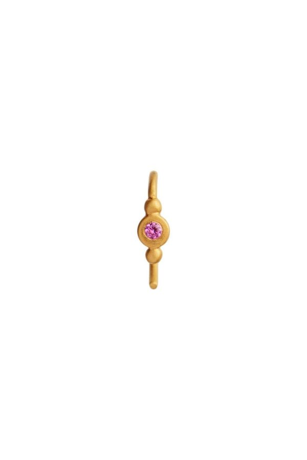 Stine A - Petit Bon-Bon Pink Zircon Earring - 1005-02-S-Pink Supply