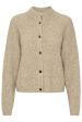 Gestuz - AlphaGZ Short Cardigan NOOS - Warm Sand Melange Online now