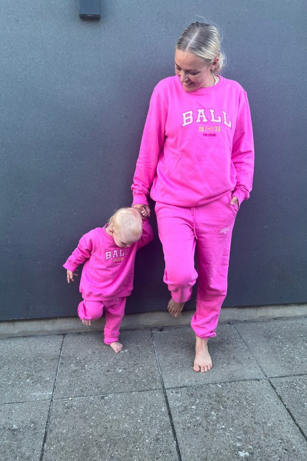 Ball X Molly&My - Baby Sweatsuit L. Taylor - Bubblegum For Discount