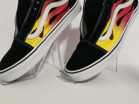 9 - Old Skool Vans Flame Shoes Fashion