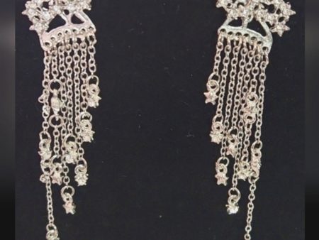 Alloy Rhinestone - Star dangle earrings Online