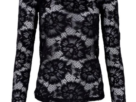 Black Colour - Bcgigi Lace Blouse - Black Flower Online Sale