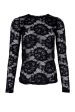 Black Colour - Bcgigi Lace Blouse - Black Flower Online Sale