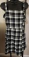 Black White Plaid Skort Cheap