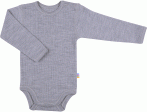 Joha - Body LS Basic - Light Grey Melange - Uld Cheap