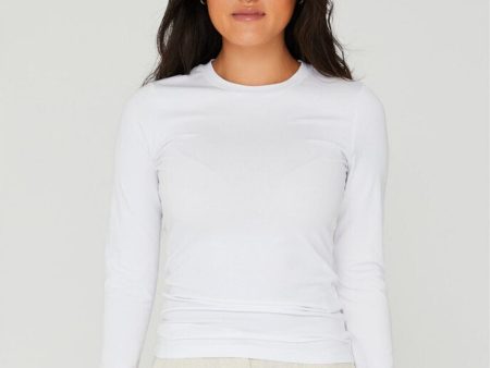 A-VIEW - Stabil Top L S - 000 White Hot on Sale