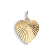 Jane Kønig - Reflection Heart pendant - Forgyldt Fashion