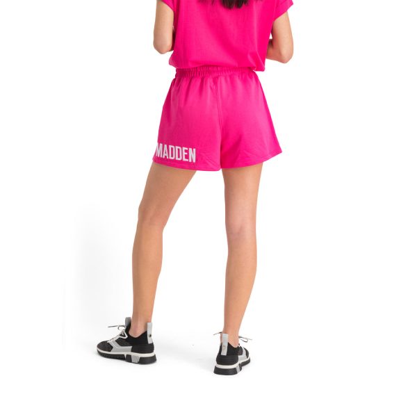 JOCELYN LADIES KNITTED SHORTS HOT PINK For Sale