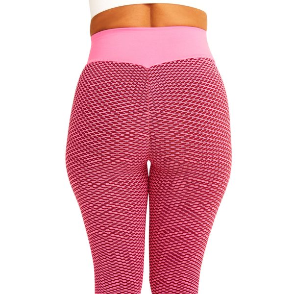 BODYCON SCRUNCHED LEGGINGS PINK Online now