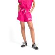 JOCELYN LADIES KNITTED SHORTS HOT PINK For Sale