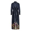 Karmamia - Nakita Maxi Dress - Navy Flower Leopard on Sale