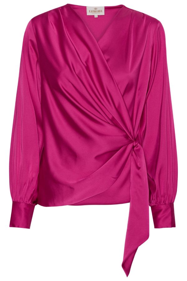 Karmamia - Ines Blouse - Rose Violet Hot on Sale