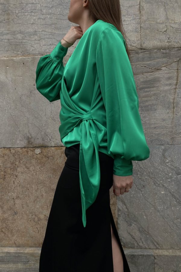 Karmamia - Ines Blouse - Emerald For Discount