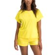 CALI LADIES KNITTED T-SHIRT YELLOW Hot on Sale