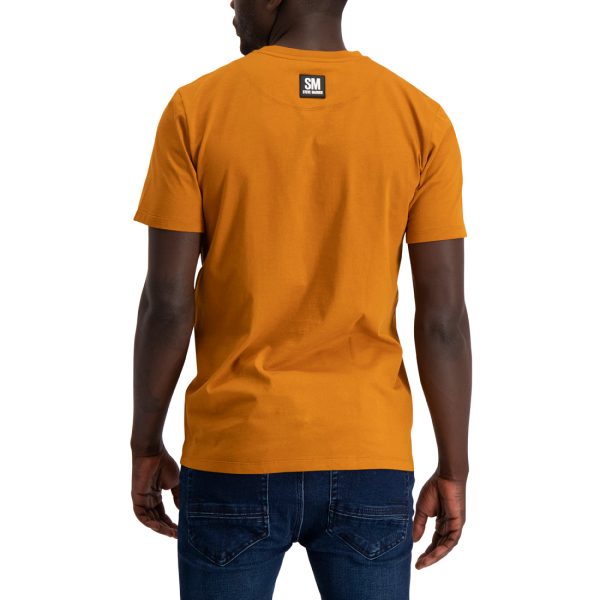 COOPER MENSWEAR LOGO CREW NECK TEE GOLD For Sale