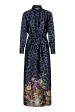 Karmamia - Nakita Maxi Dress - Navy Flower Leopard on Sale