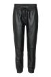 Co´couture - Shilohcc Leather Joggers - 96 Black For Discount