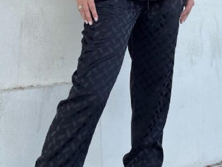 Forudbestilling - Karmamia - Cora Pants - Black Keffiyeh Jacquard Online Hot Sale