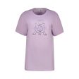 PAYTON LADIES KNITTED T-SHIRT LILAC Hot on Sale