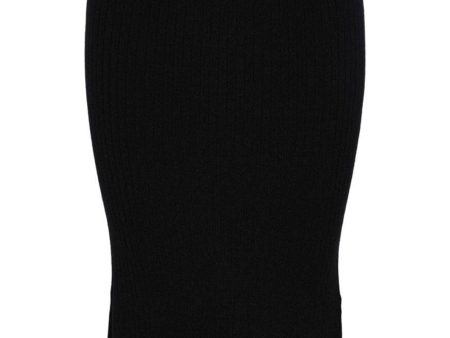 Pieces - Pccrista Midi Knit Skirt - 4350291 Black Online Sale