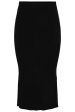 Pieces - Pccrista Midi Knit Skirt - 4350291 Black Online Sale