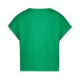 CALI LADIES KNITTED T-SHIRT GREEN on Sale