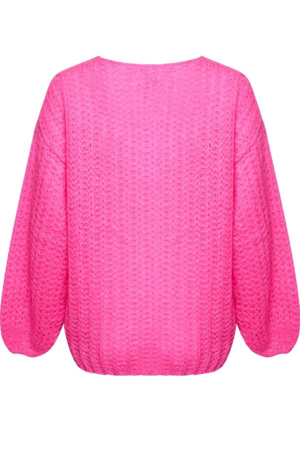 Noella - Joseph Knit Sweater - 031 Bright Pink Online Sale